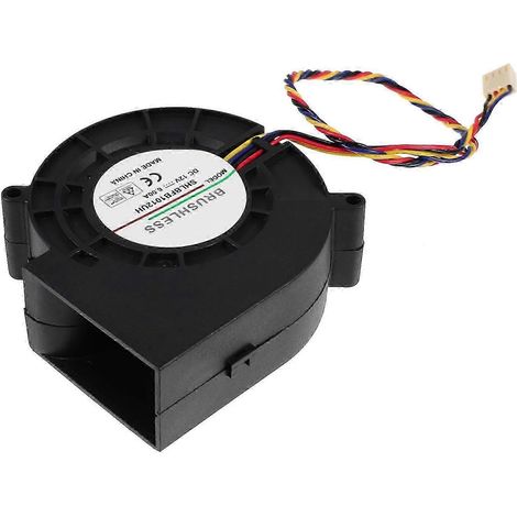 Compatible avec les ventilateurs haute température 12 V 6 A, les souffleurs de four, les refroidisseurs de plaque de cuisson CC, noir, 9,7 x 9,7 x 3 cm, rotation réglable, 1 unité, 9,7 x 9,7 x 3 cm, n (1/5)