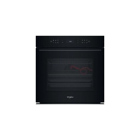 Whirlpool – Four encastrable 73 L – Verre noir – AirFry – Pyrolyse – 16 programmes – Classe A+ – Puissance 3450 W – Dimensions 59,7 x 59,5 x 56,4 cm (1/5)