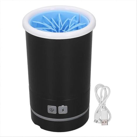 Nettoyeur de pattes pour animaux de compagnie rechargeable USB, électrique, automatique, pour chiens et chats, avec massage des pattes. (1/5)