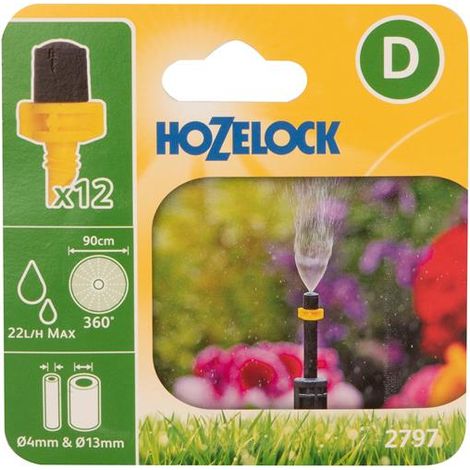 Hozelock Garden Irrigation Micro Diffuser Nebulizer for Outdoor Watering and Gardening (1/2)