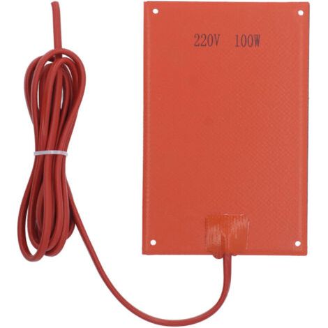 QORVA-Pan de chauffage du plateau d'huile Remplacement du moteur Plaque de chauffage Silicone Rubber pour temps froid 220V 100W (1/4)