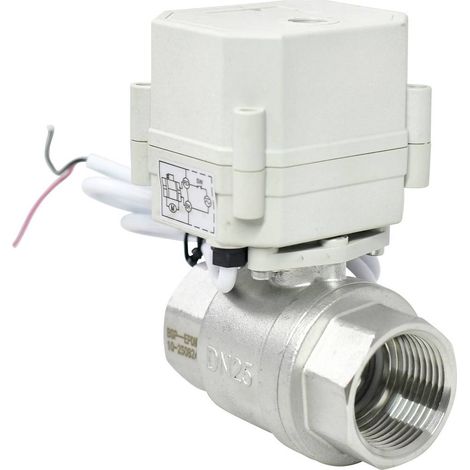 TRU COMPONENTS TC-A20-T25-S2-C/230VAC Vanne à boisseau sphérique Failsafe 0 à 10 bar (1/4)