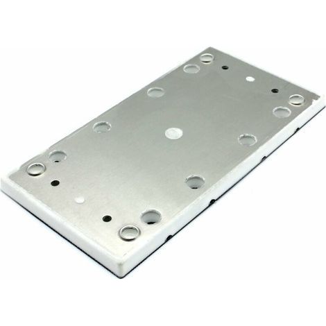 Schleifpad für Vibrationsschleifer RS 300, RS 3, LRS 93 x 175 mm, quadratischer Aluminiumschleifscheibe (1/5)