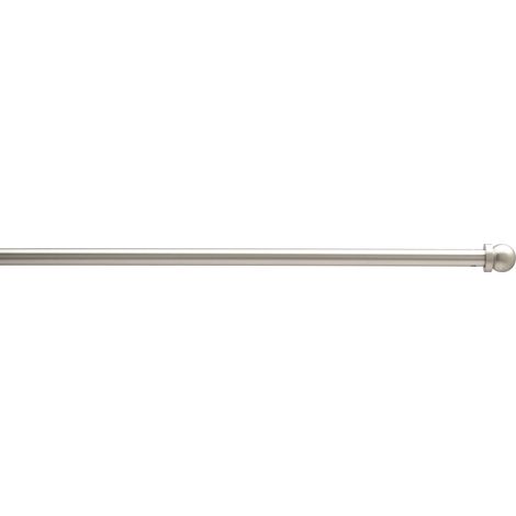 Homemaison – Tringle à rideau ronde chrome satiné 70-110 cm – Diamètre 7 mm – Installation facile pour décoration intérieure (1/2)