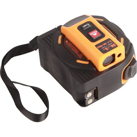 Mètre laser de haute précision, boîtier ABS, acier au manganèse, outil de mesure laser numérique pour la construction, 60 m (1/5)