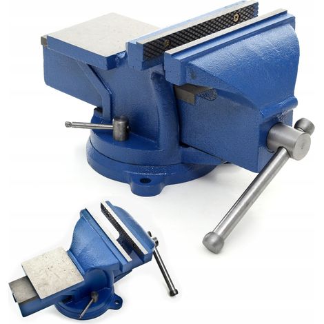 Morsa da fabbro girevole a 360° con incudine, robusta e solida, da tavolo, KD1103 (1/5)