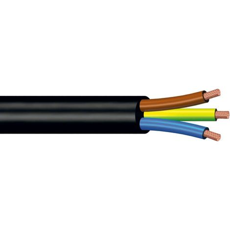 25m cavo tripolare sezione 3 x 1,5 mm²