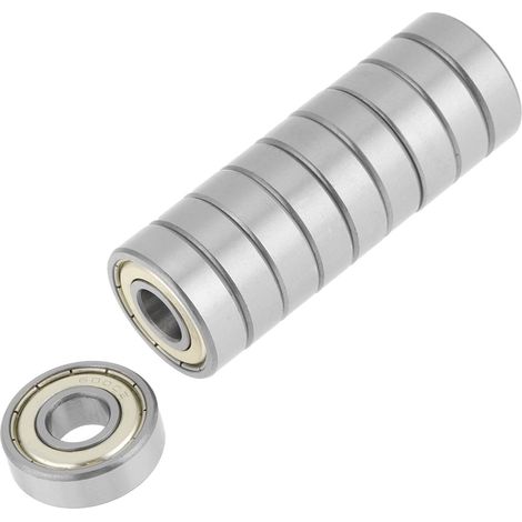 10 Stück 6000zz metallversiegeltes Rillenstahlkugellager 10 x 26 x 8 mm (1/5)
