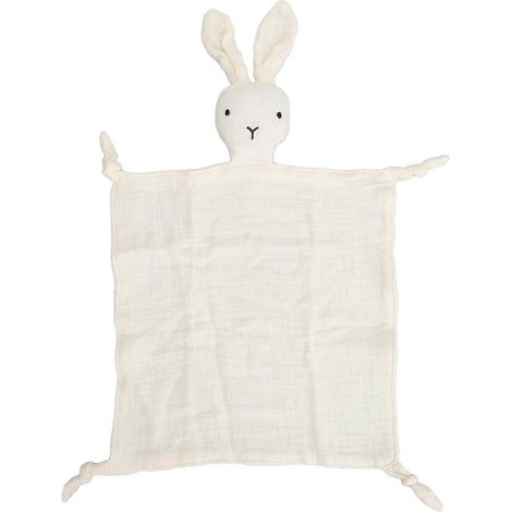 Kuscheldecke mit Hasenmotiv, doppellagig, aus weicher Baumwolle, ideal zum Schlafen und Spielen (YMMR) (1/5)