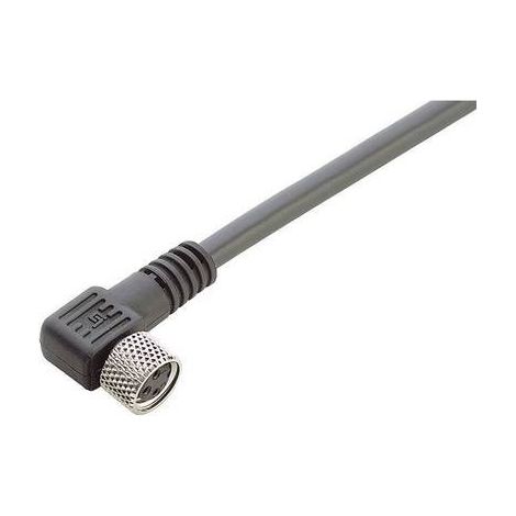 binder 79-3408-55-03 Connettore confezionato per sensore o attuatore M8 Presa angolata 5.00 m Numero di poli: 3 1 pz.