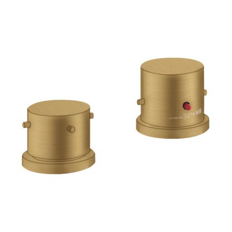 hansgrohe AXOR Starck 2-Loch Wannenrandarmatur mit Thermostat und (1/3)
