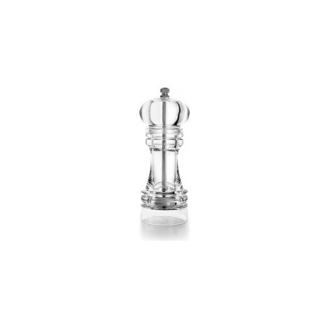 Ibili Molinillo de pimienta y sal transparente moderno 16 cm