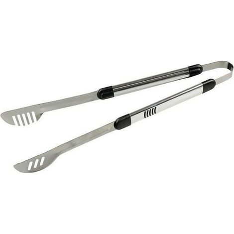 Grillzange dede 49 cm, tool de Edelstahl, Verwendung zum Grillen, robuste Ausführung, Farbe silber