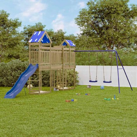 Outdoor Playset Impregnated Wood Pine vidaXL (1/5)