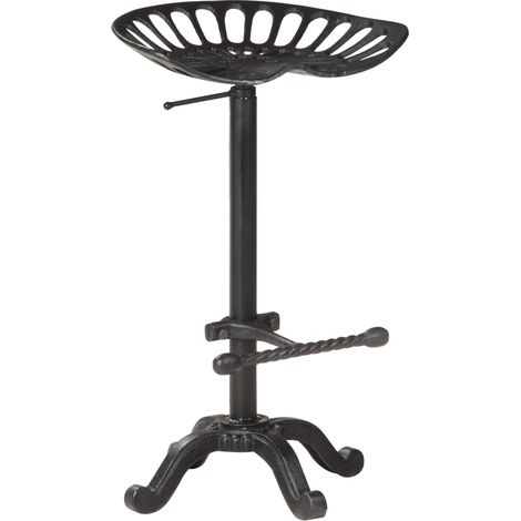 Tabouret de bar Noir Fonte (1/5)