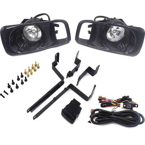Phare automobile, couleur blanche, pour feux antibrouillard, compatible avec Honda Civic 1999-2000, pour l'éclairage et le remplacement dans les véhicules.-AquaForge (1/3)