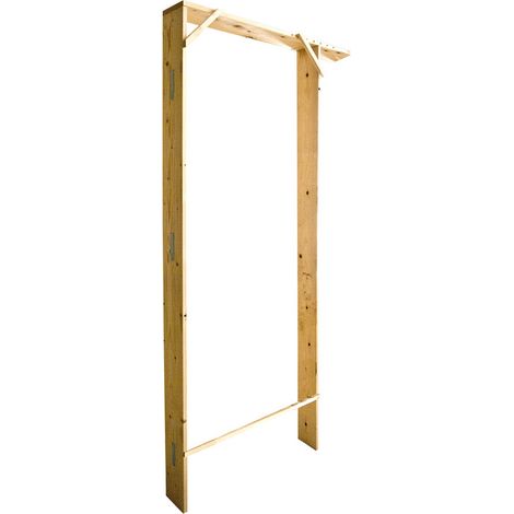 1PZ FALSO TELAIO IN LEGNO PER PORTE INTERNE luce netta cm 70/100 x 8,5 x h 215