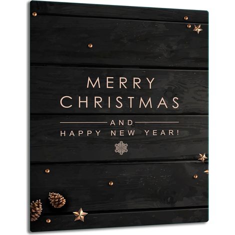 GLASPLATTE TISCHPLATTE 40x52 WEIHNACHTEN (1/5)