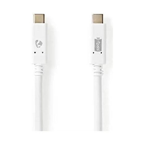 nedis CCGW64750WT10 cable USB-C blanco 1 m
