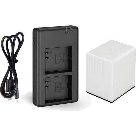 Hochwertiges Ladegerät für Arlo Go Akkus zum Aufladen von bis zu 2 Akkus + 1x Akku 3000mAh - ersetzt DU-A2, A-2 / Ladestation mit Micro-USB Kabel (1/3)