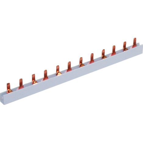 Peine tripolar 19x3 módulos sección 10mm2 63A longitud 1m SOLERA P3P100010