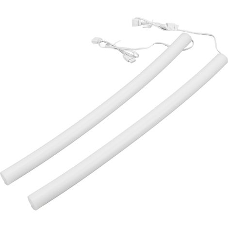 Manchon en silicone ARGB pour tube de refroidissement liquide, programmable à 360 degrés, éclairage doux panoramique, synchronisation avec le tube de refroidissement de l'ordinateur, 2 unités. (1/5)