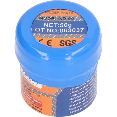 Pâte à souder 50g Flux de soudure sans nettoyage pour réparation électronique SMT XD-50 (1/5)