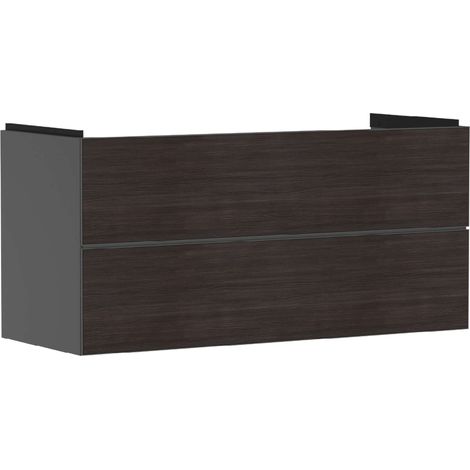 Meuble sous-vasque Xevolos E 1180x555x475mm, couleur gris-ma, finition Fr Ei deunke (1/4)