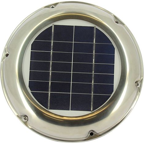 Aeratore Solare Estrattore In Acciaio Inox - Optima