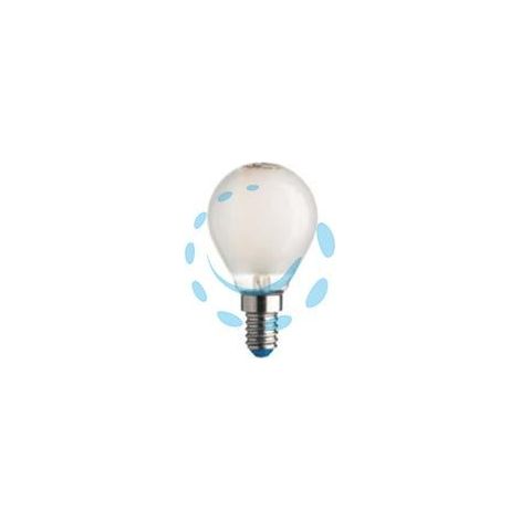 LAMPADA FILO LED SFERA STICK SATINATA E14 - 4.5w - 4000°K naturale - 470 lm - 45x80h
