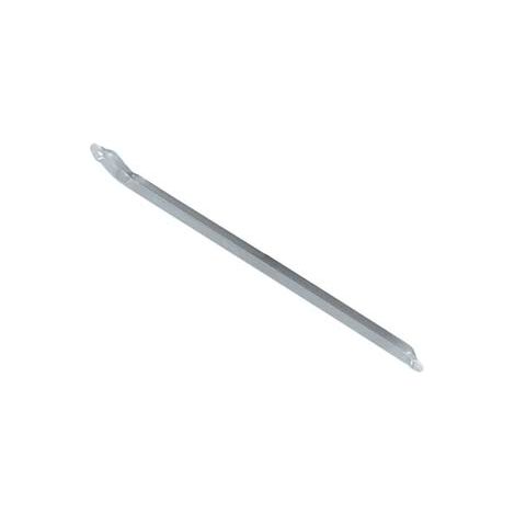 SAETTE A U IN FERRO ZINCATO PER PALI DA RECINZIONE- - cm.200h. sezione mm.25x12 - 10 pezzi