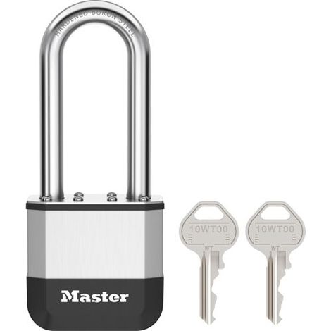 Master Lock Elite 52mm Vorhänge- schloss 64mm Bügel 5-Stift-Zyl.