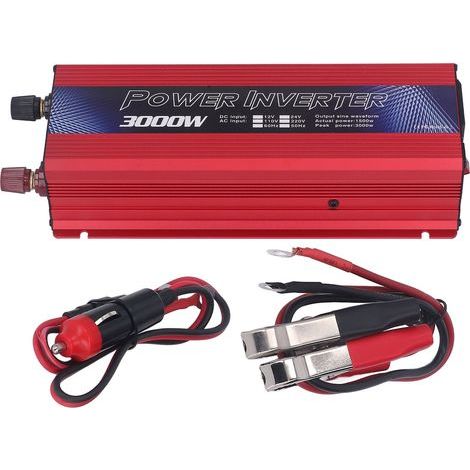 MENDUNER Onduleur de 500 Onduleur de Voiture, Convertisseur Sinusoïdal avec Ventilateur de Refroidissement de Port USB 500 W DC 12 V vers AC (220V) (1/5)