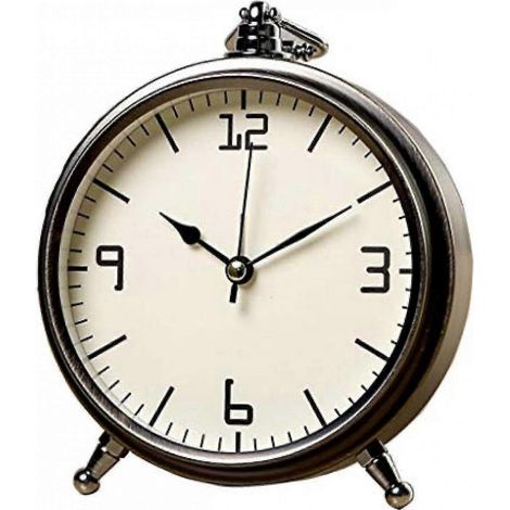 Réveil de bureau silencieux, réveil numérique à chiffres romains, réveil rétro et créatif pour étudiant, réveil de nuit simple et petit. (1/4)