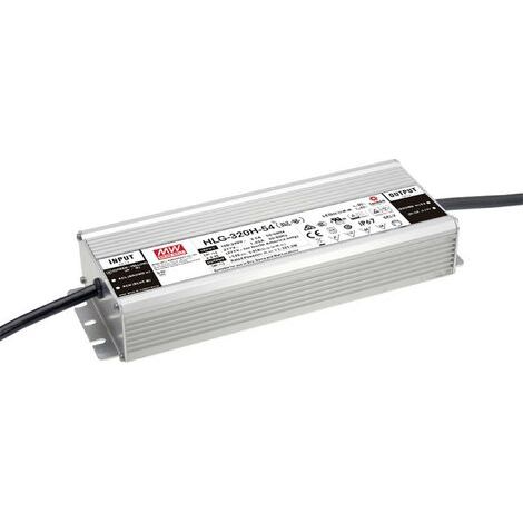 Mean Well HLG-320H-24AB Driver de LED à tension constante 320.16 W 6.67 - 13.34 A 21 - 26 V/DC dimmable, fonction dimme (1/4)