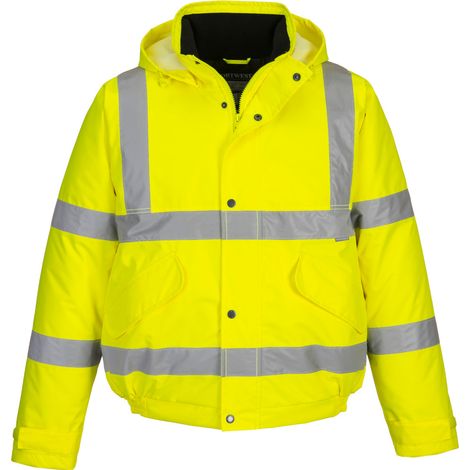 Portwest Warnschutz Pilotenjacke mit -40°C Kälteschutz Gelb XS (1/5)