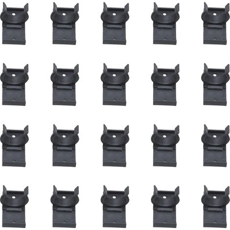 20 clips de fixation pour plinthes meubles, pinces comptoirs (1/4)