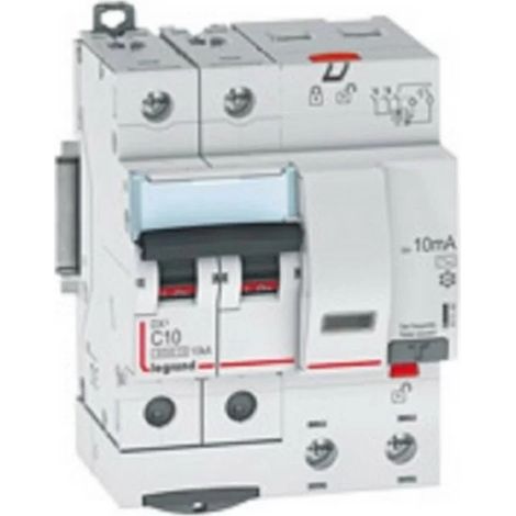 Legrand 411160 - Disj Diff mono DX≥ 6000-vis-2P-230/400V-25A-typeAC-30mA-10k