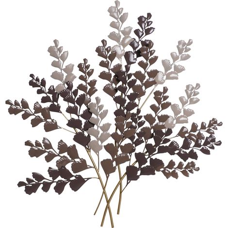 Metall Wanddekoration 75.6x7x80 Beige Metallzweige Material mehrfarbig Farbfamilien Wanddekorationen Details (1/3)