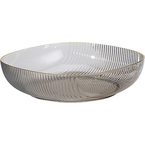 Plateau à fruits en cristal transparent pour salon, compote de noix sèches en forme de cœur, thé en cristal (1/5)