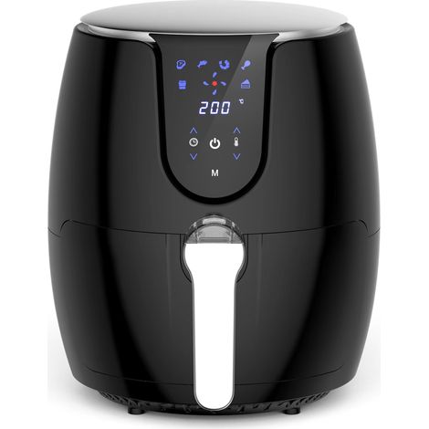 Air Fryer compact 3,5 L 1500 W 12-en-1, friteuse à air chaud avec 6 modes de cuisson et panier compatible lave-vaisselle (1/5)
