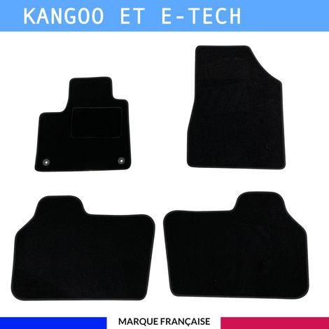 Tapis de sol voiture - Sur mesure pour Renault / Mercedes KANGOO ET KANGOO E-TECH / CITAN ET E-CITAN dès 06/2021 - Antidérapant (1/4)