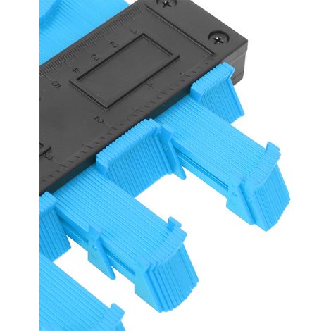 Gabarit de contour élargi de 10 pouces, bleu (1/5)