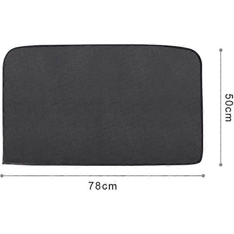 Pare-soleil magnétique pour vitre latérale de voiture (1 pièce), protection UV, occultant, accessoire auto en maille. (1/5)