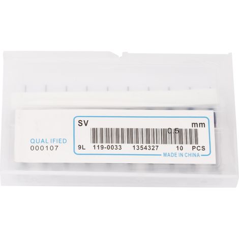 Fraise à Cône - Carbure de Tungstène - Diamètre de Coupe 0,5 mm - Pour Machine CNC et Gravure PCB - Lot de 10 (1/5)
