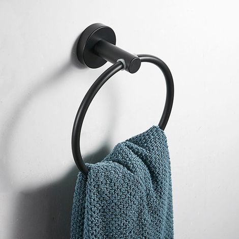 Anneau porte-serviettes mural moderne pour salle de bain, acier inoxydable 304