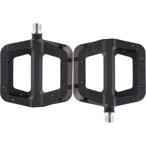 Paire de pédales scellées pour vélo VTT route, 2 pièces, noires, plateforme cyclisme extérieur (1/5)