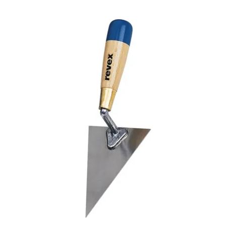 Attrezzo muratore Revex triangular acciaio inox 16 cm ergonomico