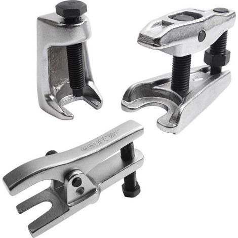 Kit da 3 pezzi, estrattore universale per giunti sferici, tiranti dello sterzo e cuscinetti, estrattore per guarnizioni a sfera (1/3)