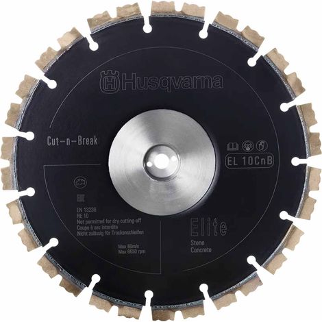 Husqvarna EL 10 CnB Disco diamantato segmentato 230 mm per mototroncatrici 2 Pz.